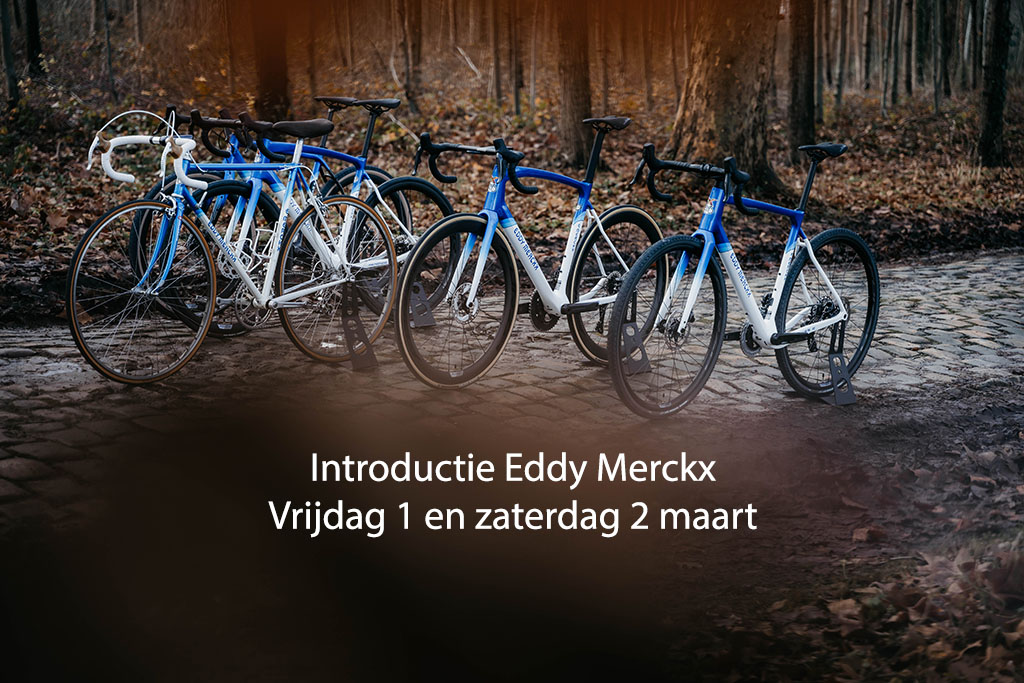 Eddy Merckx introductie. Vrijdag 1 en zaterdag 2 maart.