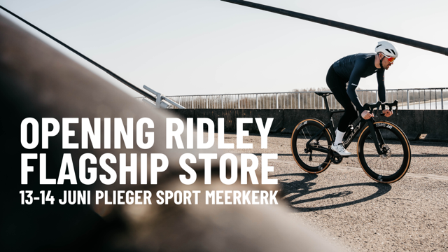 Feestelijke opening van Ridley Flagship Store bij Plieger Sport in Meerkerk 