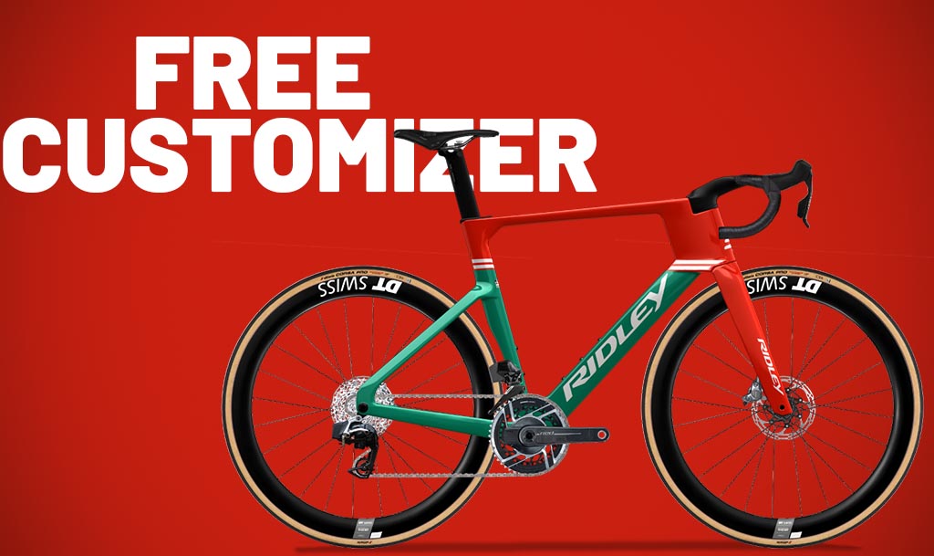 Free Customizer op jouw Ridley fiets